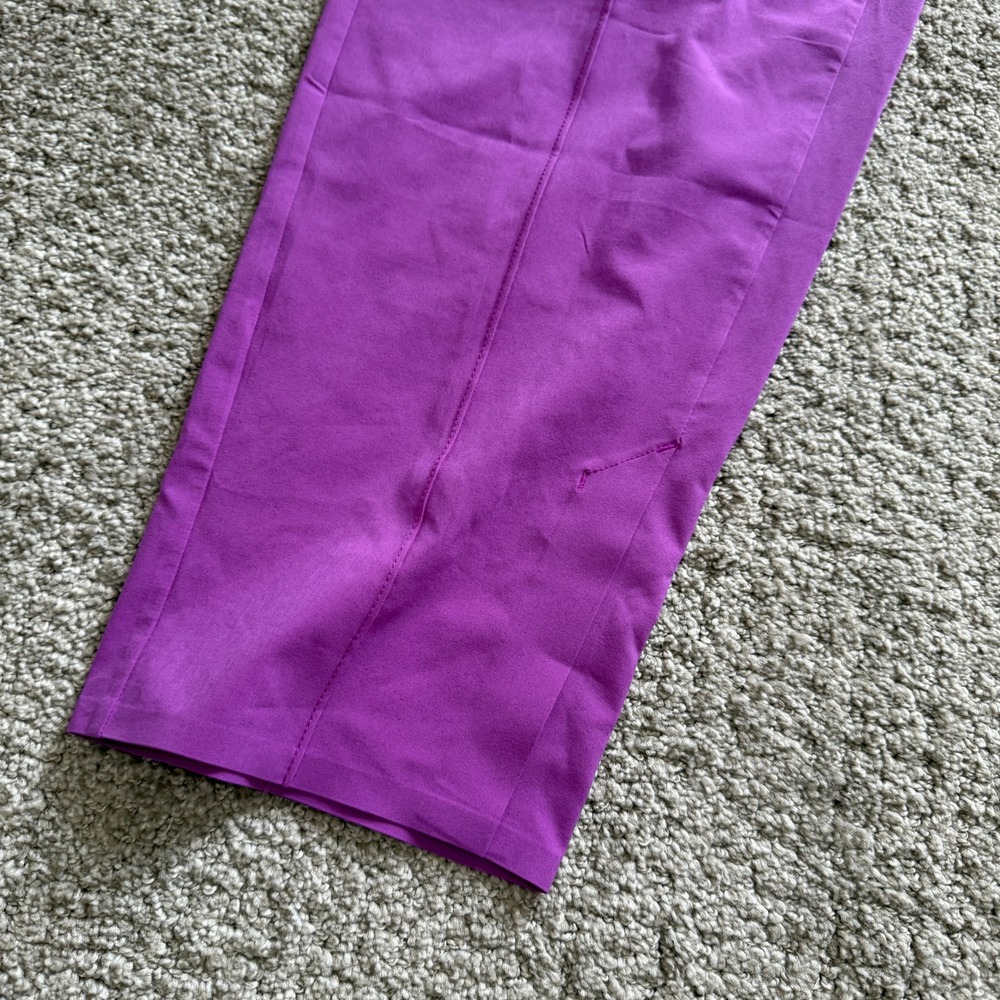 Athleta Brooklyn Pant Purple Sz 4 Athleisure Bright Maximal Gorpcore Comfortable - Picture 4 of 12